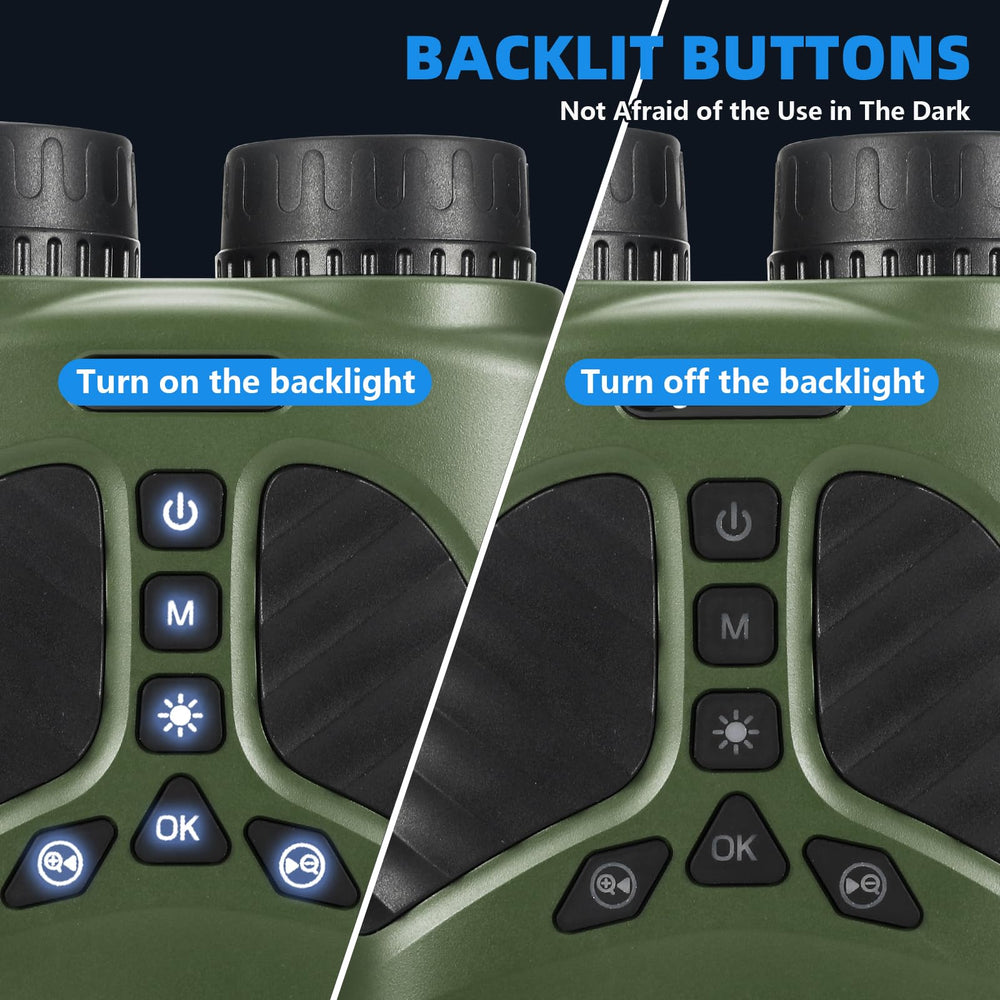 Mildhug Night Vision Goggles detachable battery for extended outings.