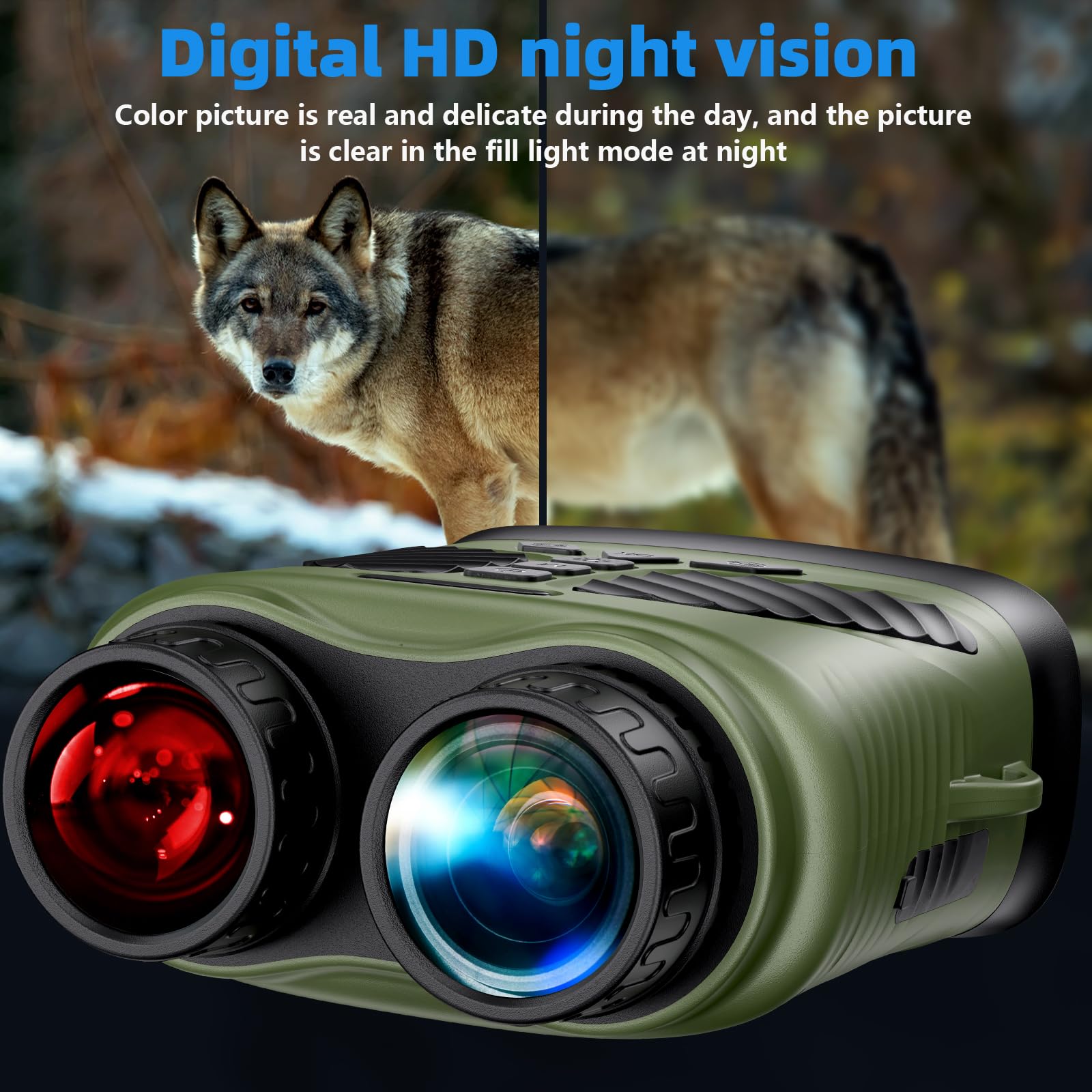 Mildhug Night Vision Goggles infrared levels for versatile low-light clarity.
