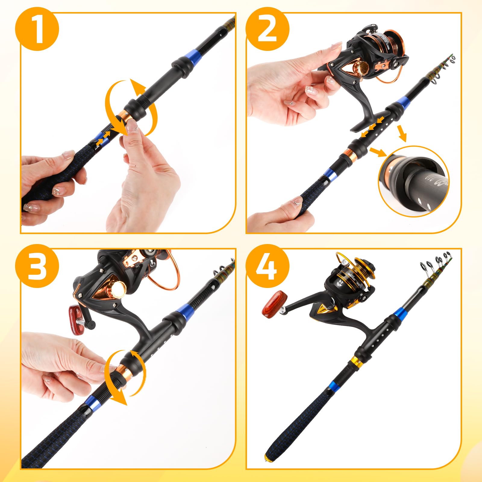 Milerong fishing tackles and lures set offers varied options for beginners.