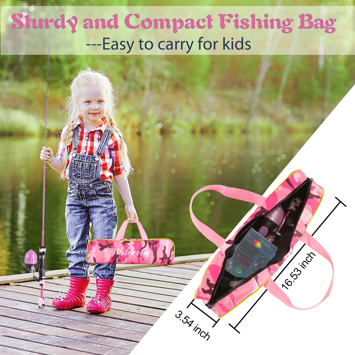 Carrying bag and full tackle kit included