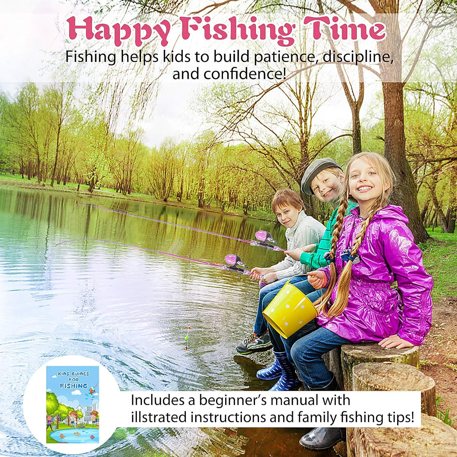 Portable all-in-one fishing set for outdoor adventures