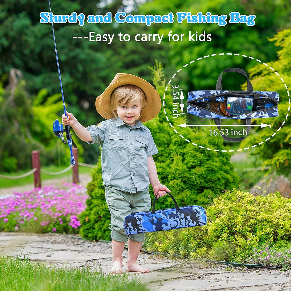 Milerong kids fishing rod EVA grips ensure comfortable, secure grip during sessions.