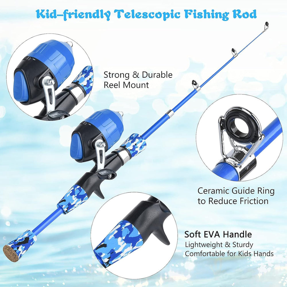 Milerong kids fishing tackle lures demonstrates diverse options for exploring different fish.