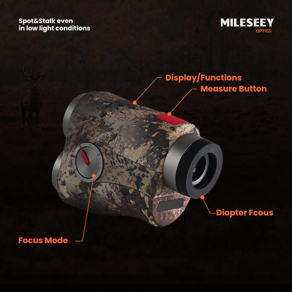 MiLESEEY Optics HD 1000 rangefinder soft carry case for easy access