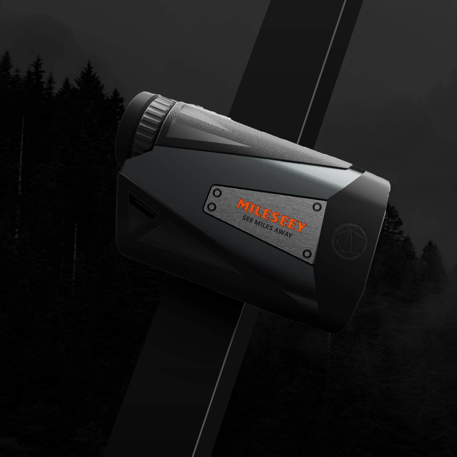 MiLESEEY rangefinder carrying pouch and lanyard included for safe transport.
