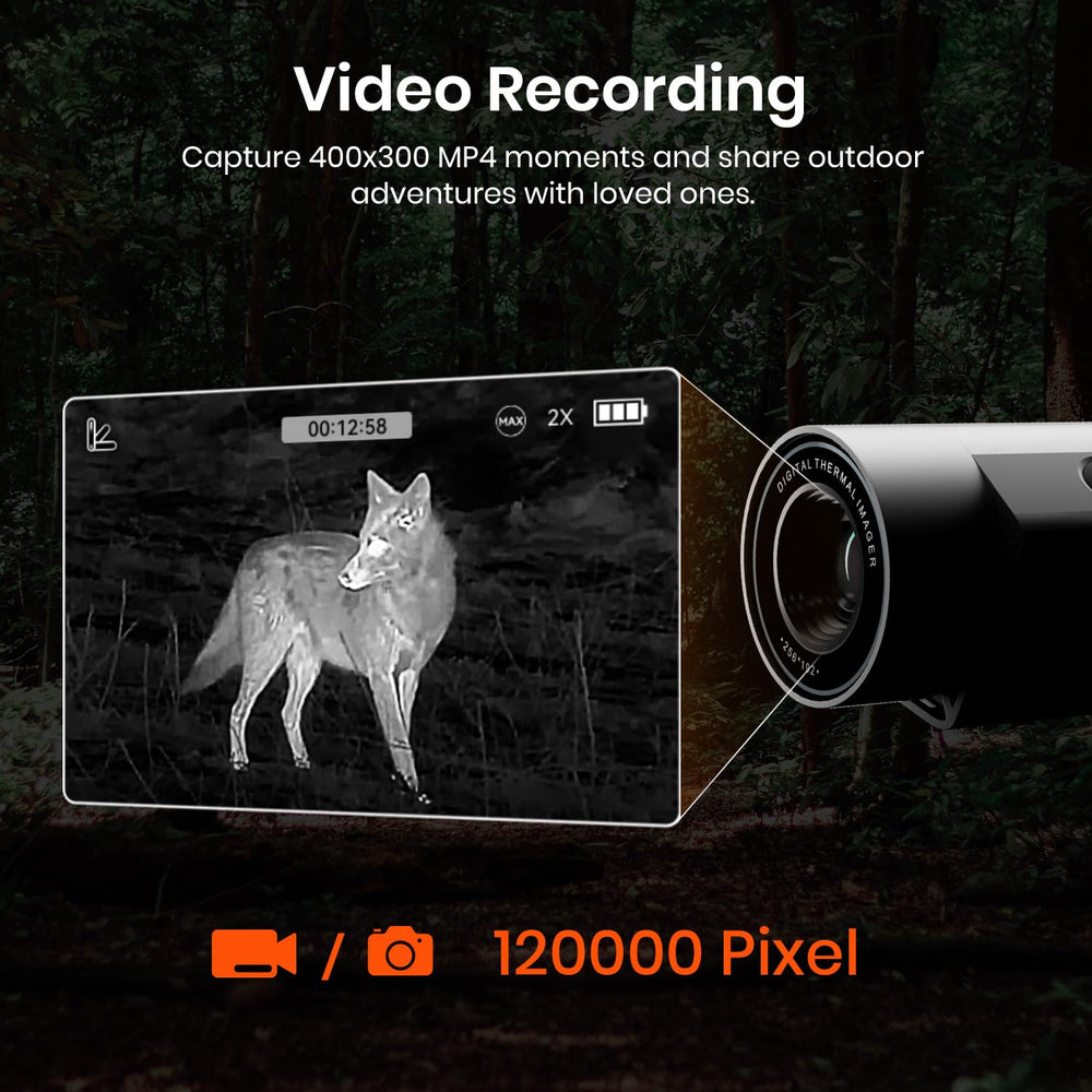 MiLESEEY TNV10 Pro OLED display close‑up for crisp night vision detail