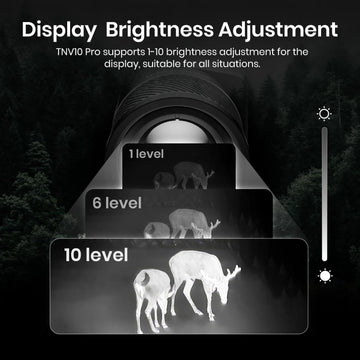 MiLESEEY TNV10 Pro 4x zoom aids distant object identification