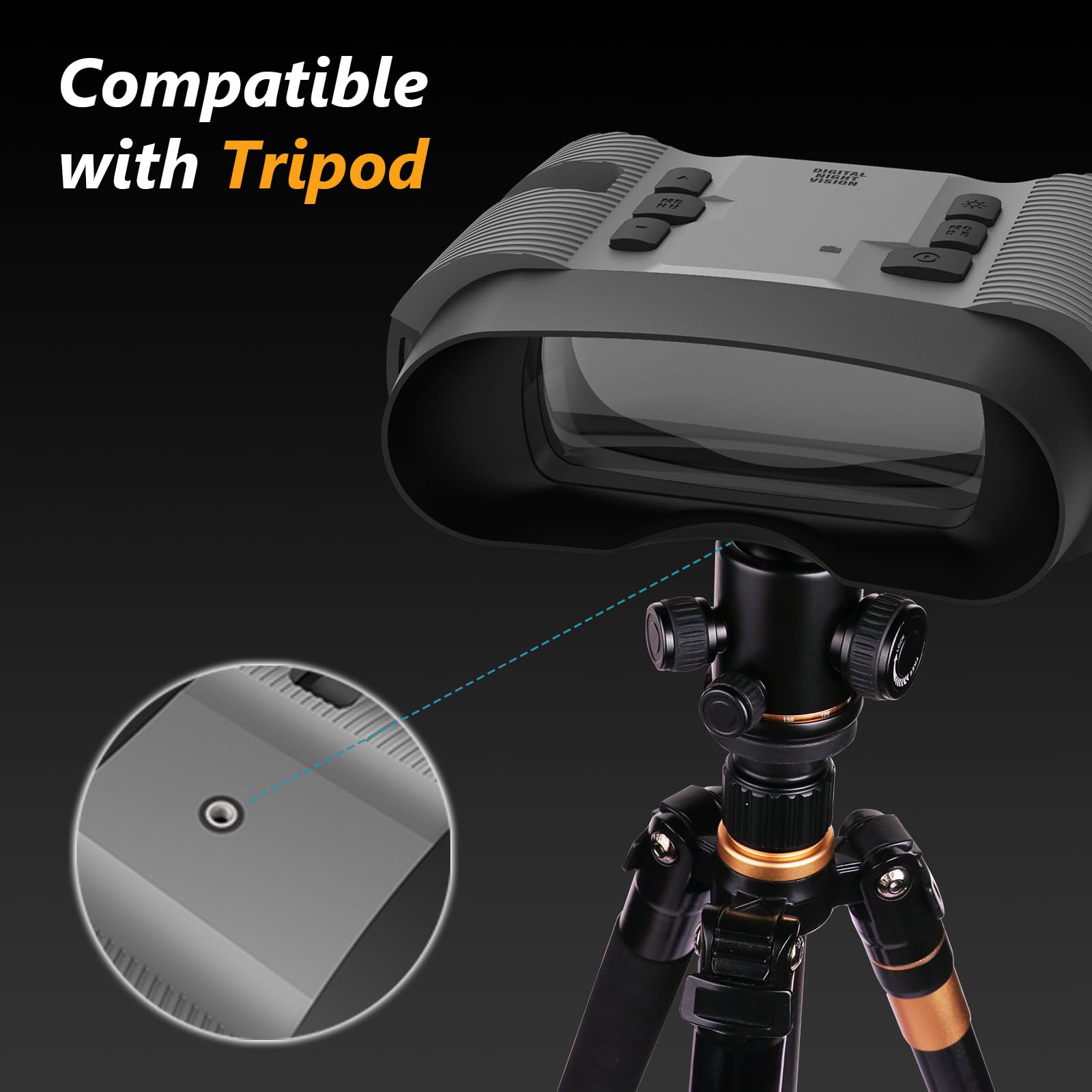 MiLESEEY compact design aids easy carry for camping and hunting trips.