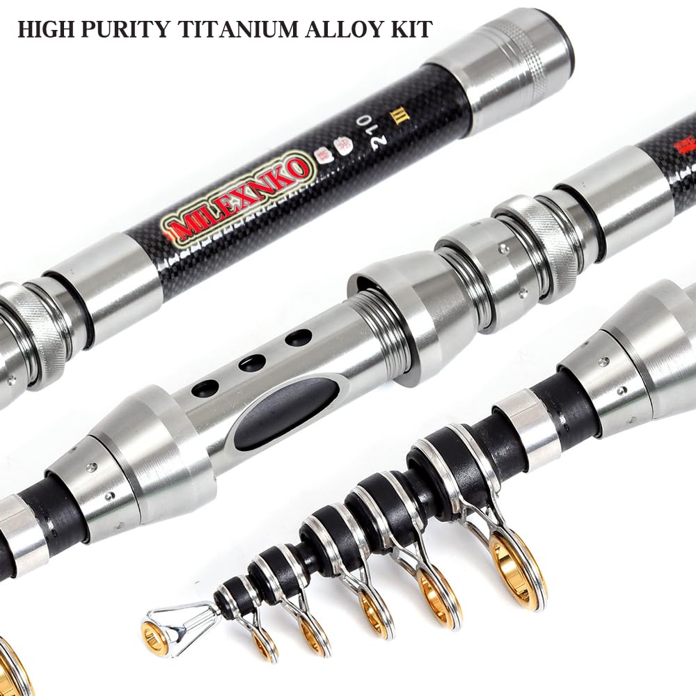 MILEXNKO corrosion-resistant guides designed for saltwater use.