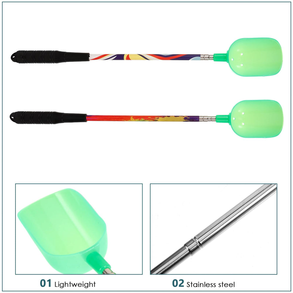 Milisten baiting spoon detachable for easy replacement.