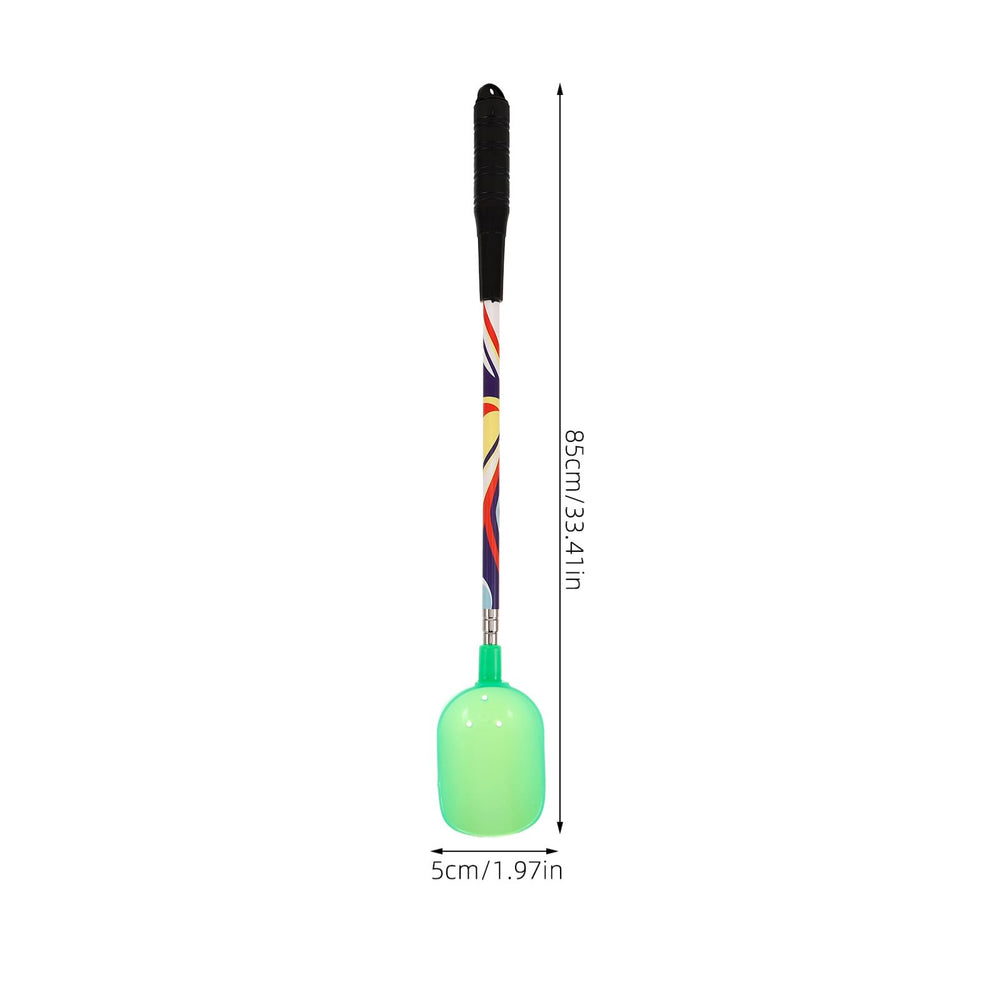 Milisten stainless steel bait spoon close-up for durability.