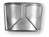 Military Outdoor Clothing G.I. canteen cup with butterfly handles, ideal for camping and easy one-handed transport.
