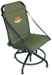 Millennium G200 shooting chair with folding seat for all day treestand comfort.