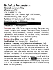 Millertech #556 headlamp kit includes USB cable and power bank