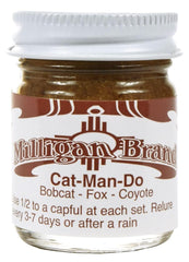 Milligan Brand Outfitting Cat-Man-Do bobcat lure bottle attracts wildlife