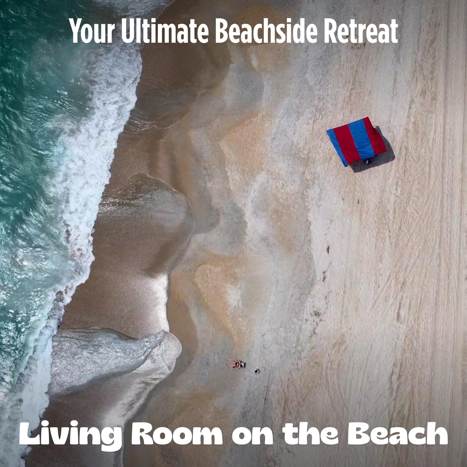 MillionShades Beach Shade Canopy Grande is family-friendly for relaxed beach days