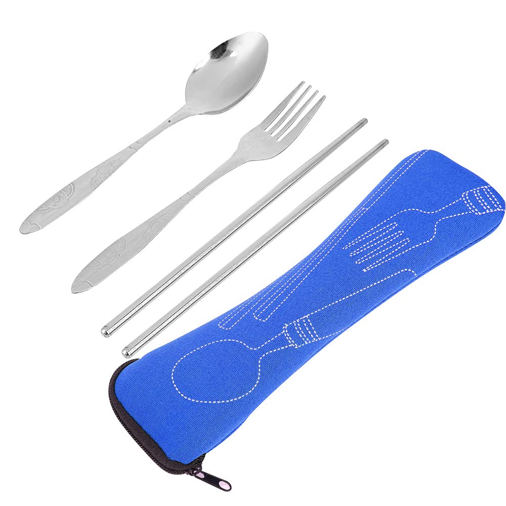 Milltrip camping cutlery color red option with compact design.