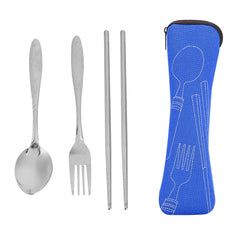 Milltrip camping cutlery spoon close-up with ergonomic handle for outdoor meals.