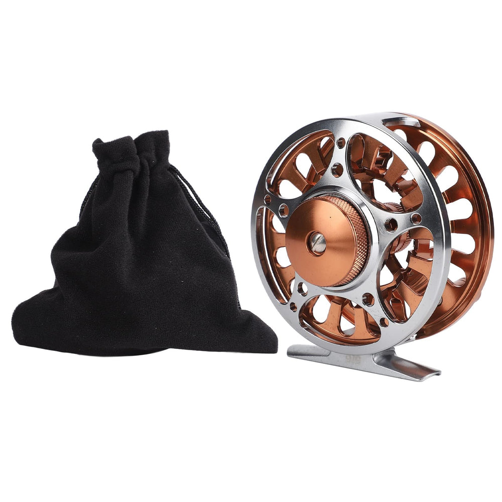 Milltrip fly reel oxidation finish provides bright, translucent look with durable surface.