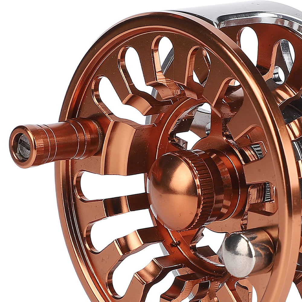 Milltrip fly reel unloading device aids line management during big fish bouts.