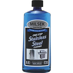 Milsek stainless steel cleaner bottle for a streak-free shine on appliances