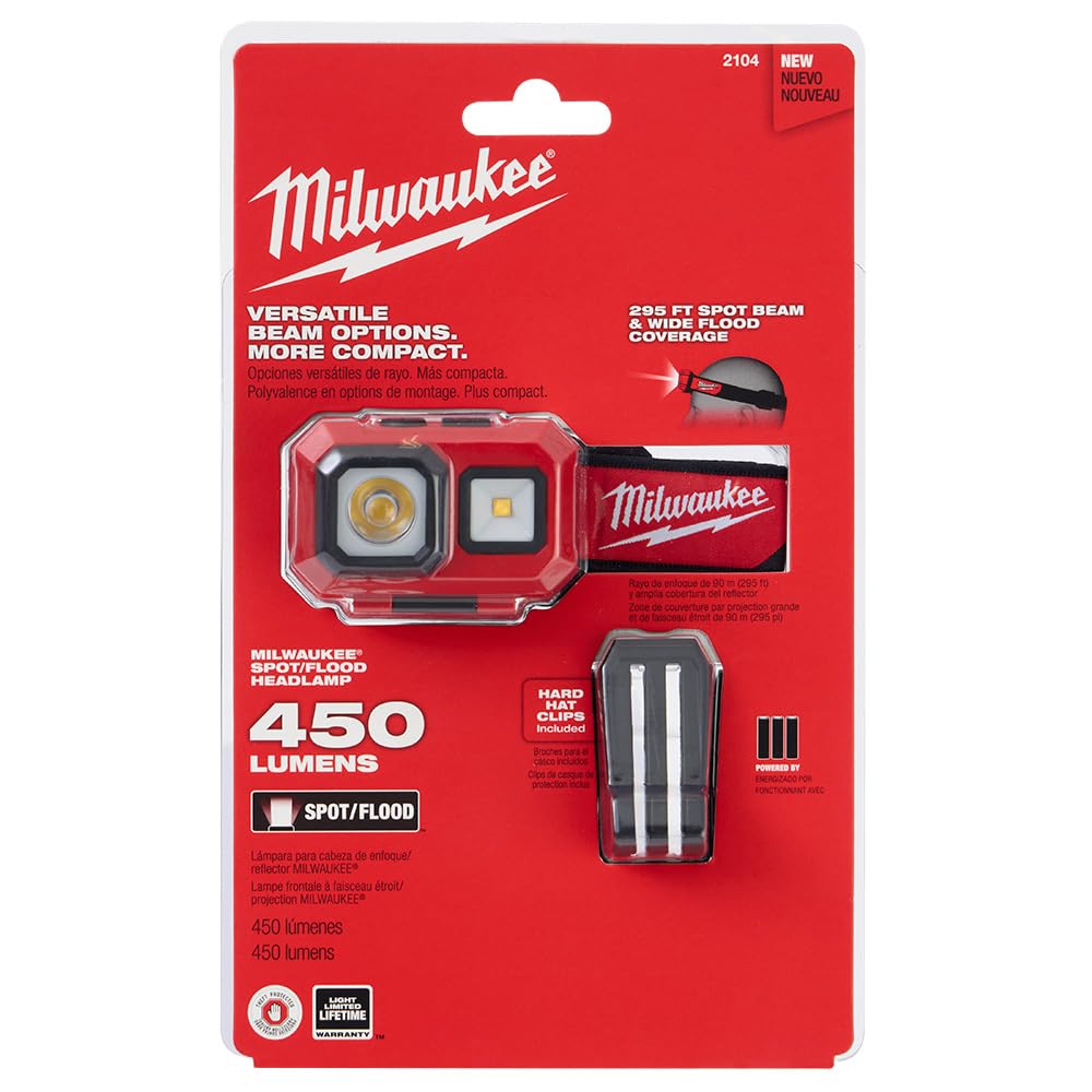 Milwaukee 2104 25-hour runtime keeps you illuminated longer between charges.