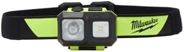 Milwaukee compact, lightweight headlamp design for all-day comfort