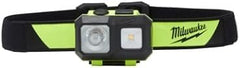 Milwaukee compact, lightweight headlamp design for all-day comfort