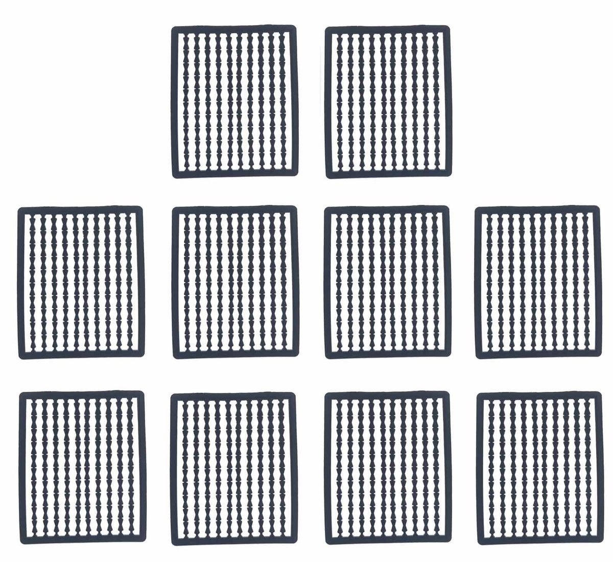 Mimilure Boilie Stops frames with 100 pieces each in black