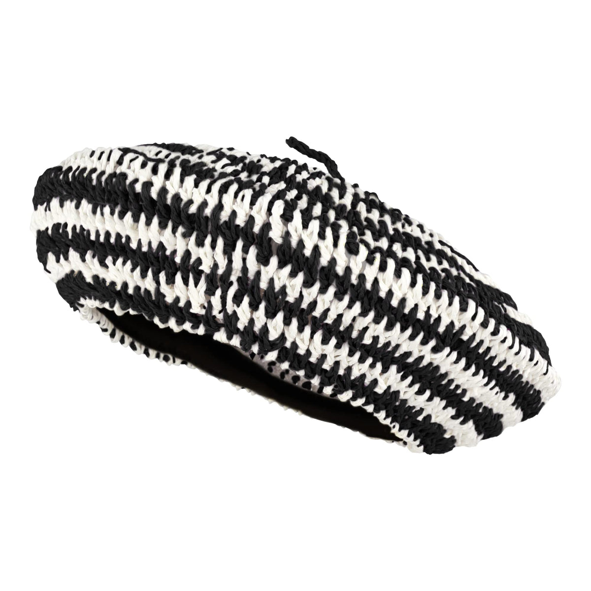 Minache Summer Beret hollow-out pattern for airy comfort in warm weather.