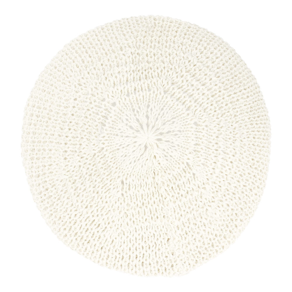 Minache lightweight polyester beret keeps you cool in warm weather.