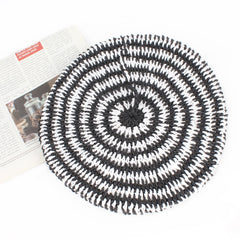 Minache Summer Beret khaki solid color pairs with versatile outfits for travel.