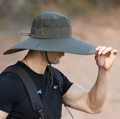 MINAKOLIFE adjustable chin strap ensures secure fit during windy hikes or fishing sessions.