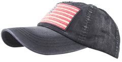 MINAKOLIFE US flag hat front embroidery adds patriotic style for everyday wear.