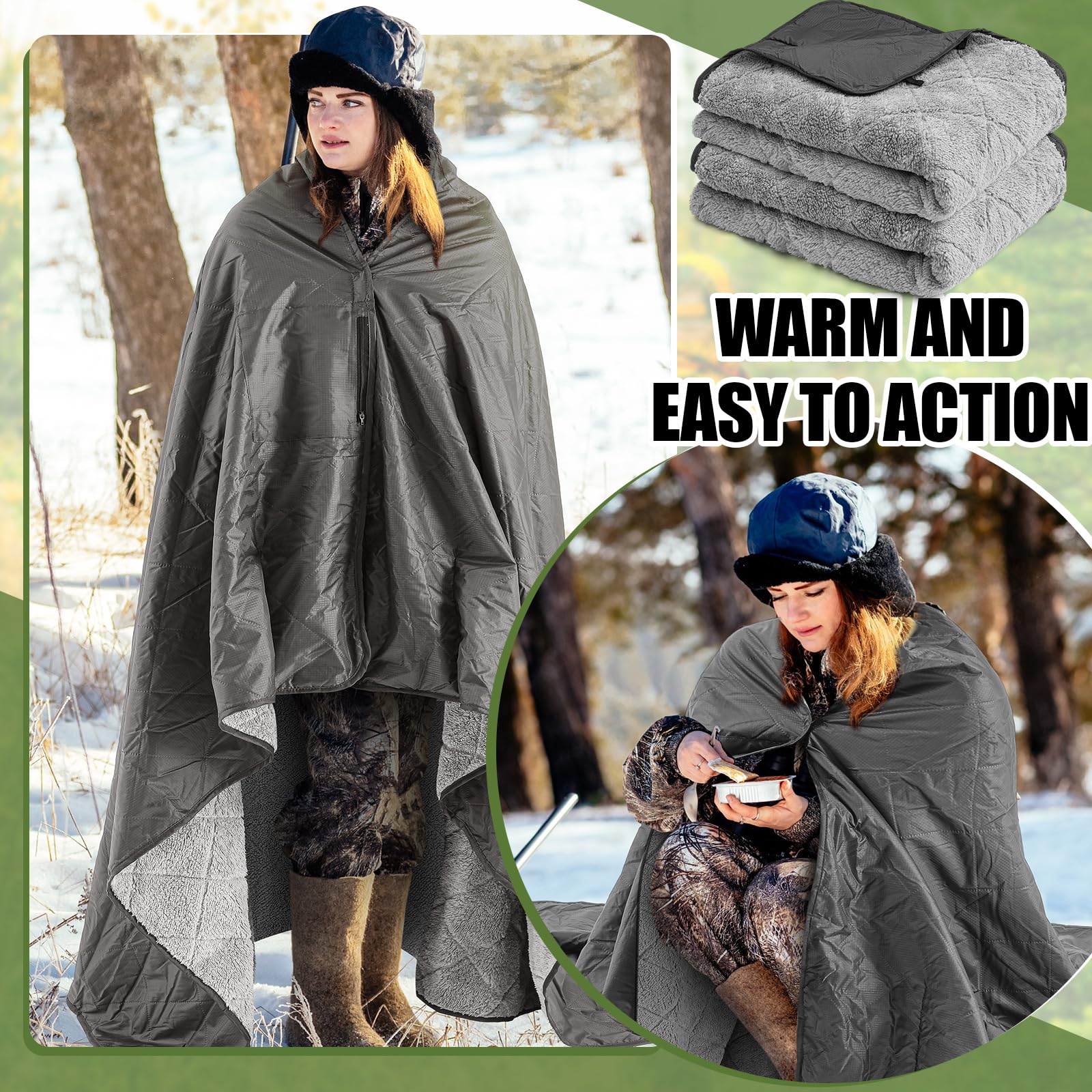 Mindsoft Woobie Blanket storage bag roll-up design for easy transport and storage.