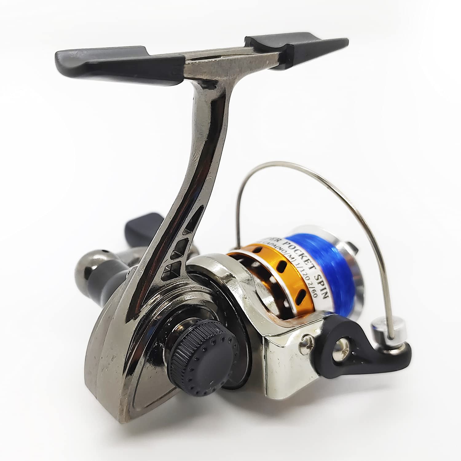 Reel foot enlarging caps for various rod sizes