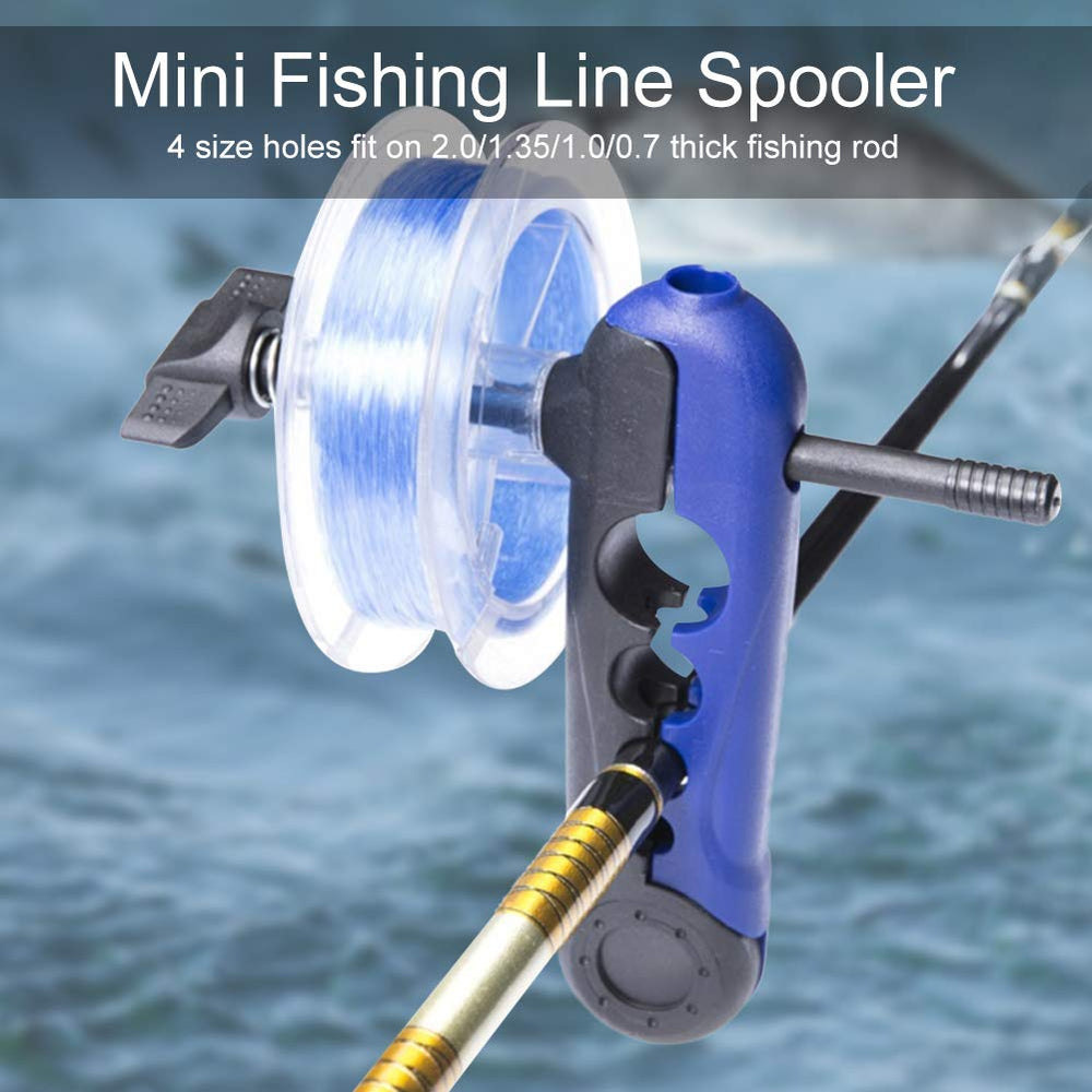 Compact portable spooler held in hand