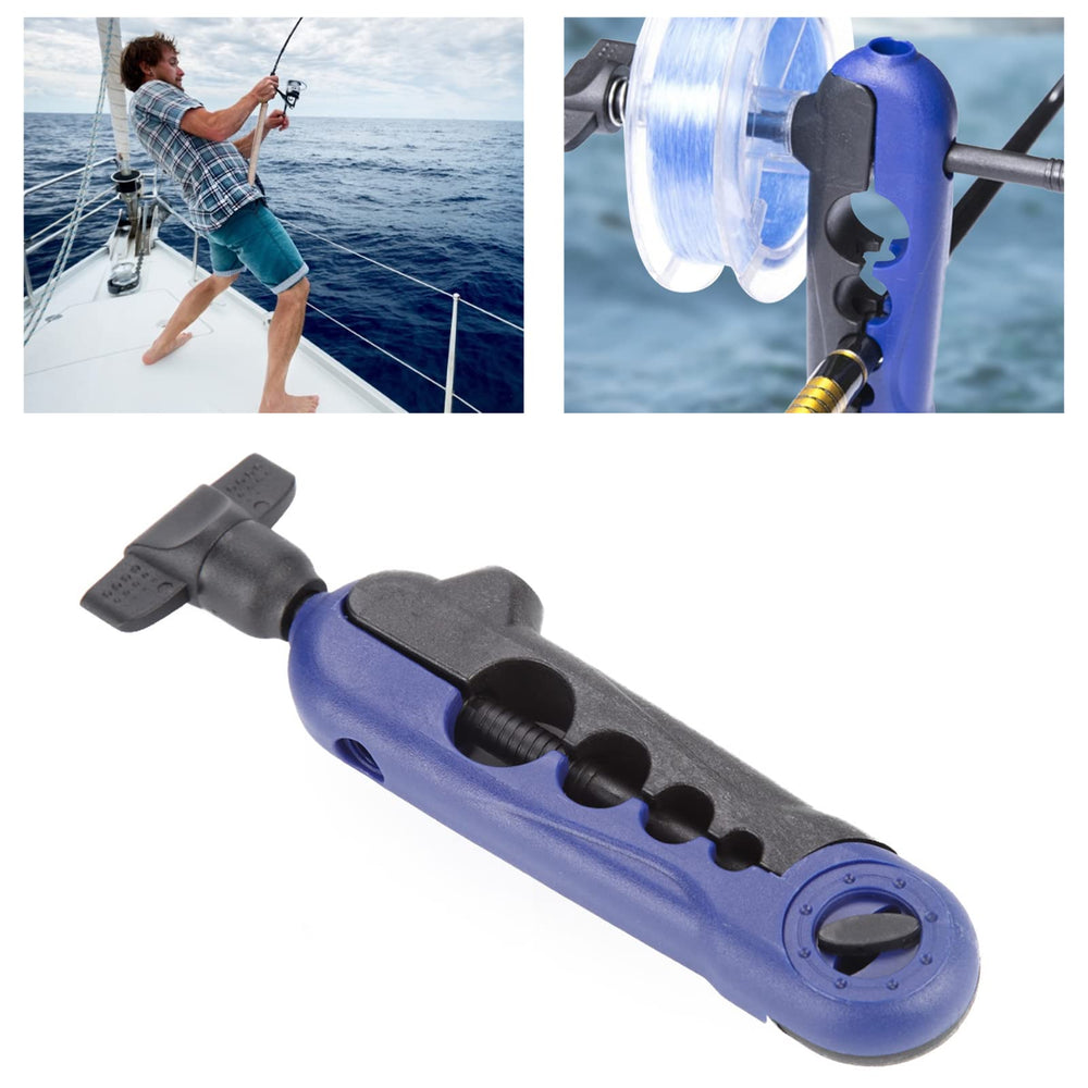 Spooler holding 500 yard fishing line