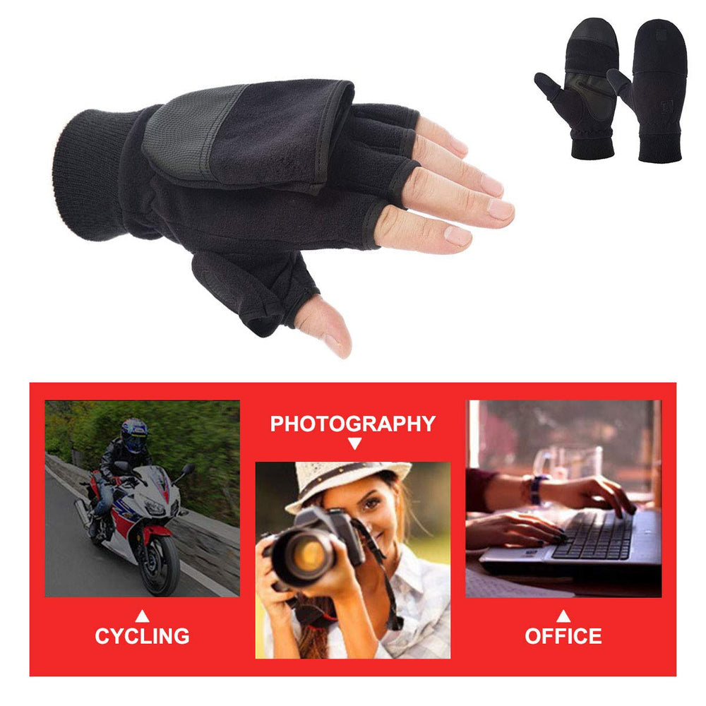 MINIDUO Fingerless option for texting and photography without removing gloves
