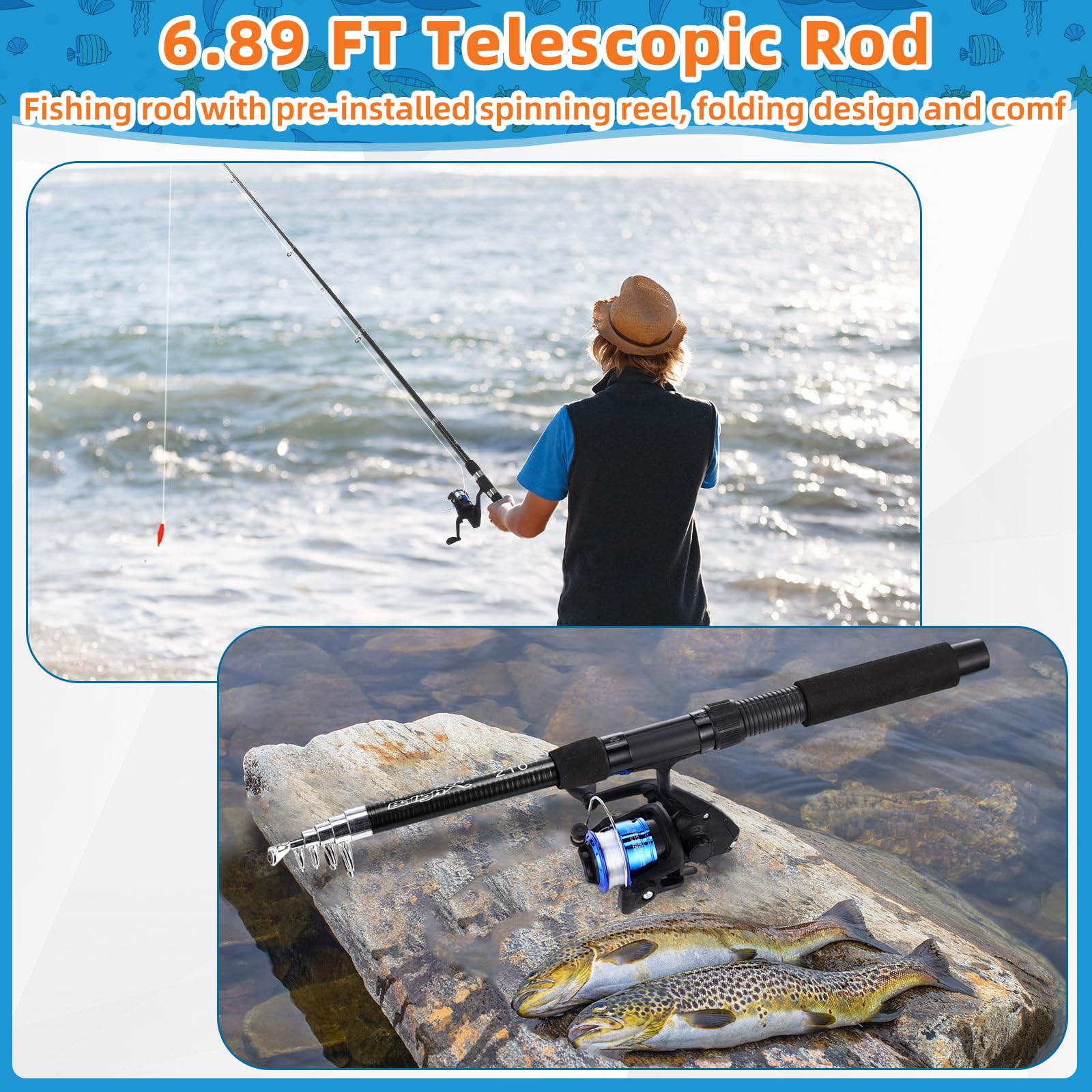 Aluminum alloy spinning reels with interchangeable handles