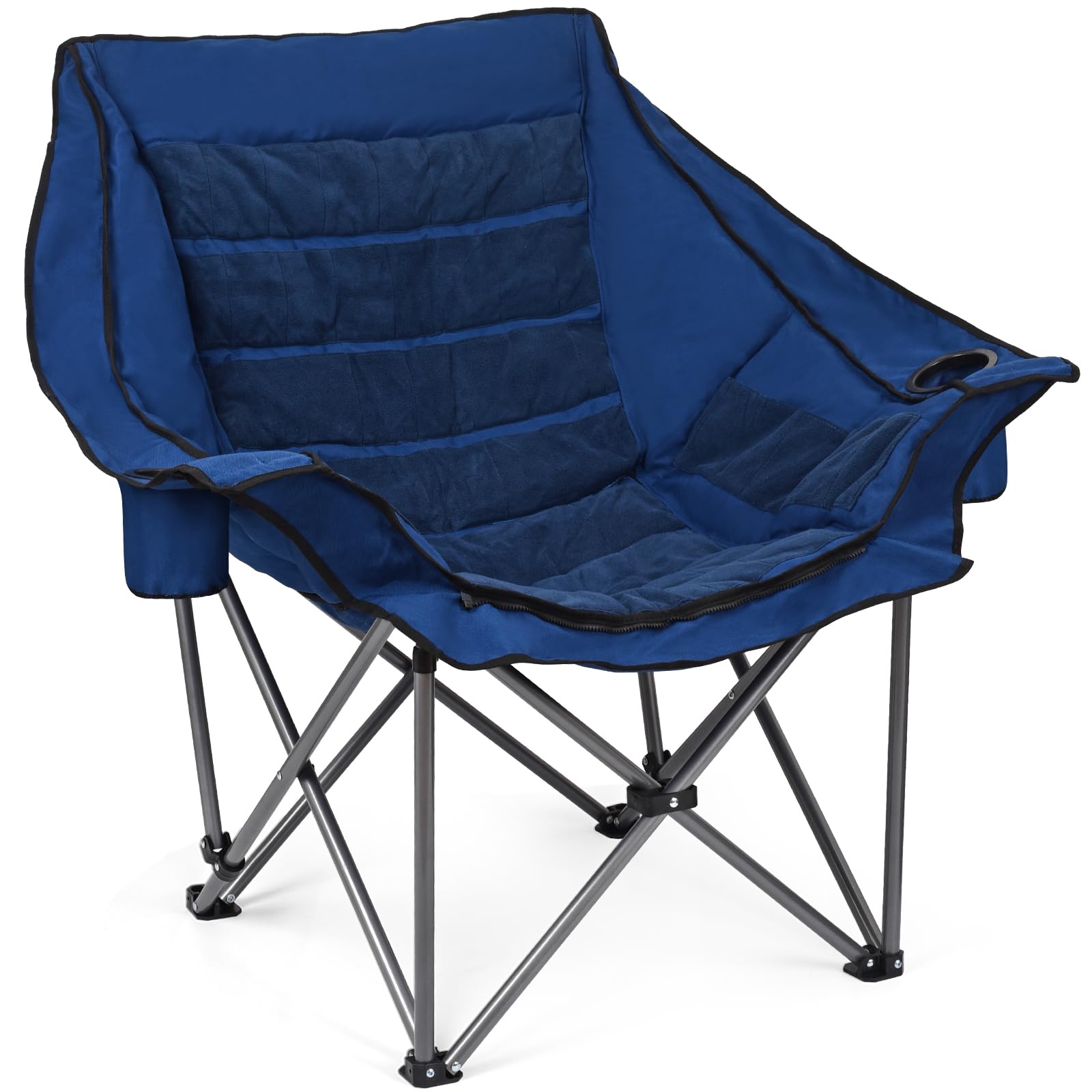 Minndudu oversized chair supports up to 400 lbs for rugged outdoor use.
