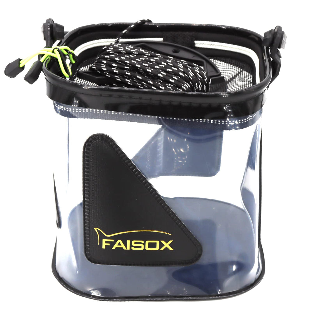 Minnow Bucket 7L transparent container – front view