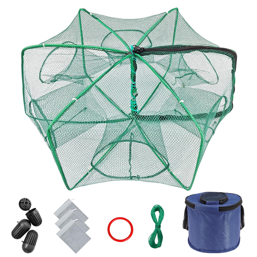 Minnow Trap 24in by 10in folding trap open