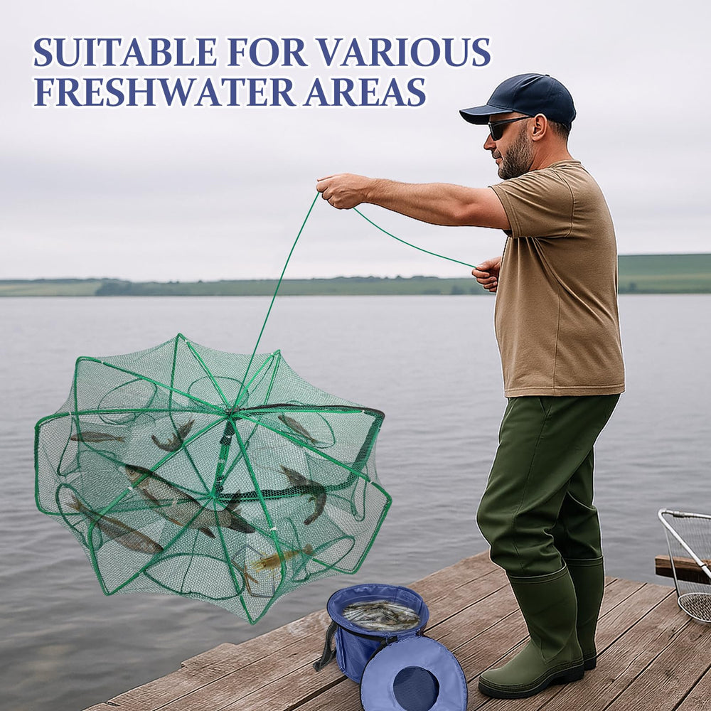 All-in-one fishing kit for freshwater and saltwater use