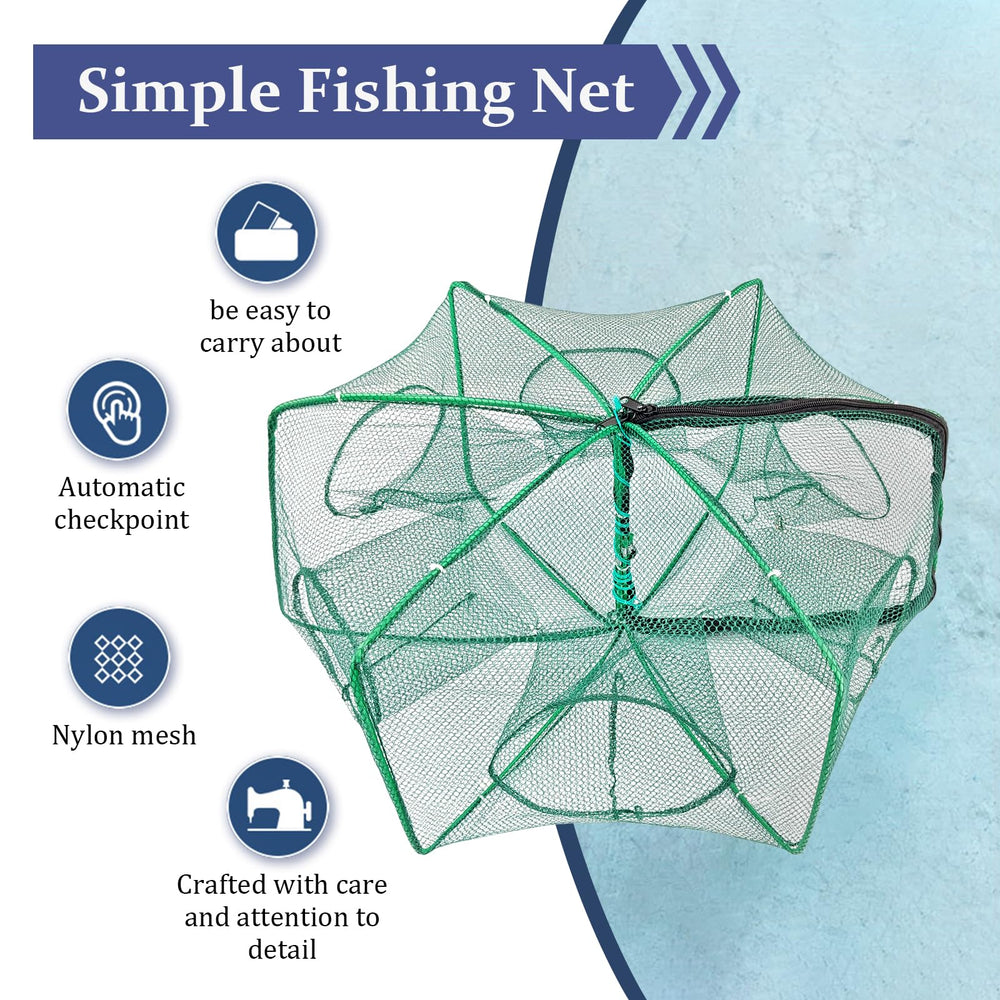 Bait bag, rope, folding bucket and floating ring included