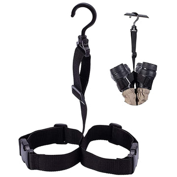 MinnowXY outdoor use image showing gear drying after fishing