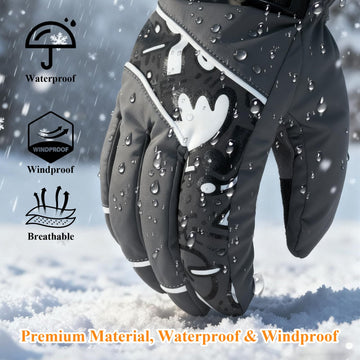 Minthouz heated gloves three heat levels for customizable warmth