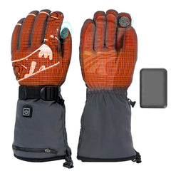 Minthouz heated gloves waterproof outer shell keep hands dry in rain and snow