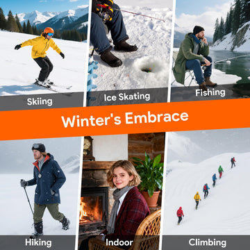 Minthouz packaging highlights convenient winter gear for outdoor warmth.