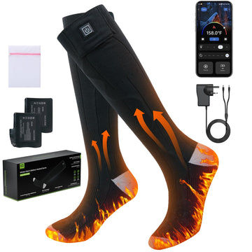 Minthouz Quick Heated Socks app control for precise warmth on the go.